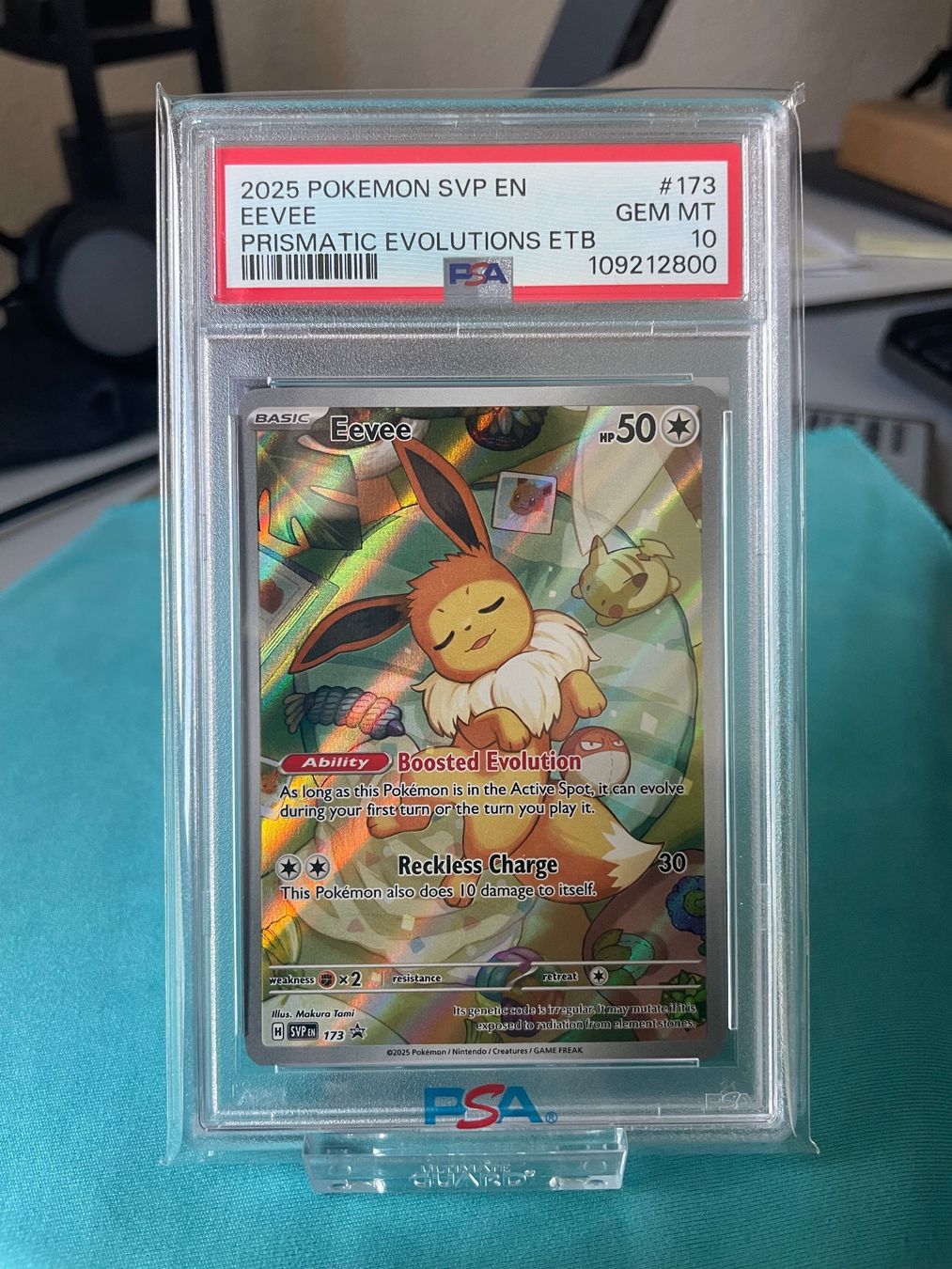 Pokémon Sammelbilder & Trading cards: Eevee Illustration Rare Promo PSA 10 - Prismatic Evolutions – Neu (gemäss Beschreibung) aus Kirchberg BE von Legendary_Zapdos