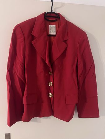 Studio 0001 Ferré Blazer Rot, Made in Italy, Top Zustand