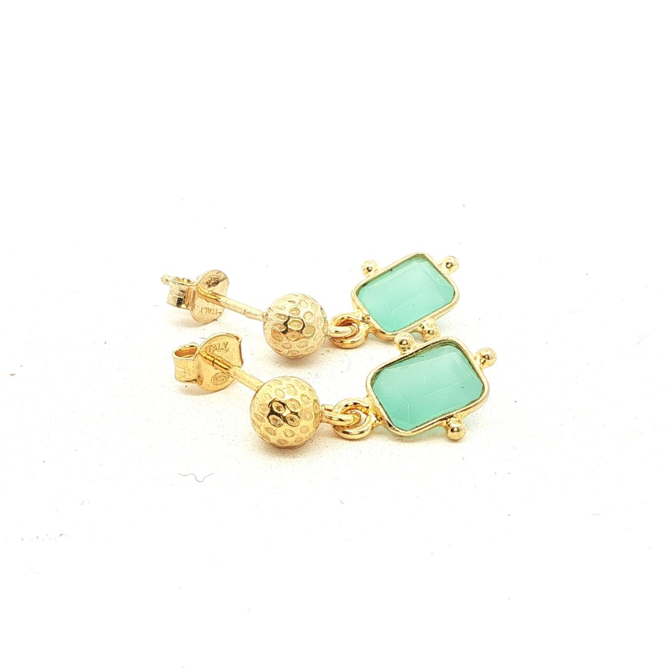 Olga Ribler Orecchini pendenti & Orecchini a lobo: Sterling Silber 925 Ohrstecker mit Amazonite – Nuovo (secondo la descrizione) da Luzern venduto da Schmuckoutlet 6