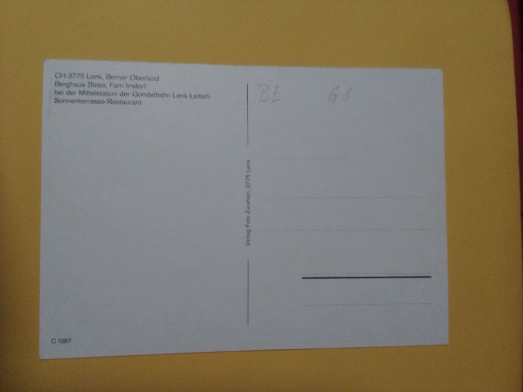 Cartoline postali: Lenk Berghaus Stoos Bern mehrbildrig – Usato da Küttigen venduto da Melisch1000 1