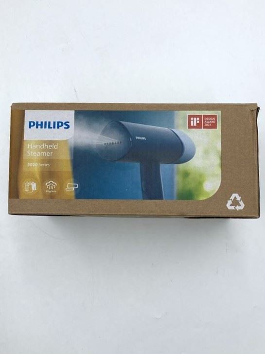 Philips Ferri da stiro: PHILIPS | Dampfglätter | 3000 Series | blau – Nuovo (secondo la descrizione) da Wittenbach venduto da Restwert_St-Gallen 3