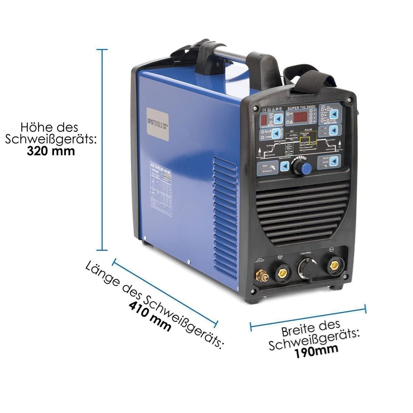 Postes à souder: IPOTOOLS AC DC SUPERTIG 200Di – Neuf avec emballage d'origine à Bottighofen par zaap 4