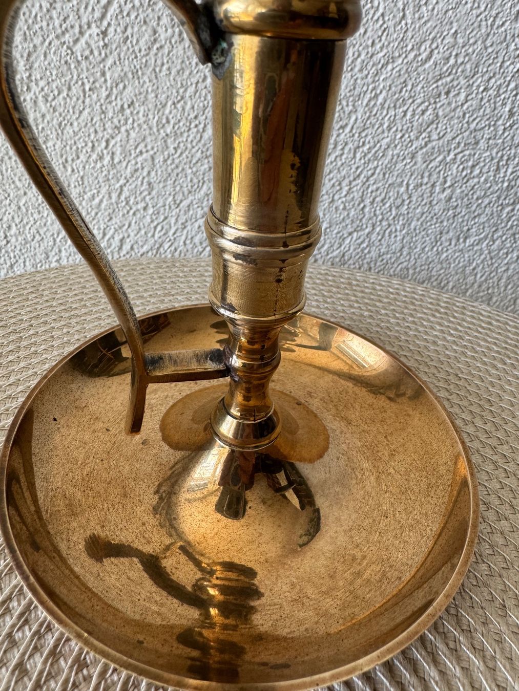 Portacandele: Vintage Messing Kerzenhalter mit Griff – Usato da Balsthal venduto da Narulya 4