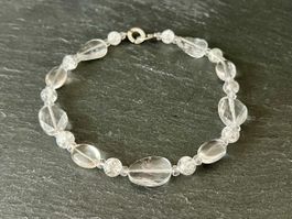 Magnificent Rock Crystal & Sterling Silver Necklace