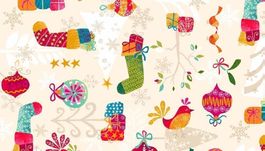 Cool Yule Scatter Multi,Makower Uk,Stoff