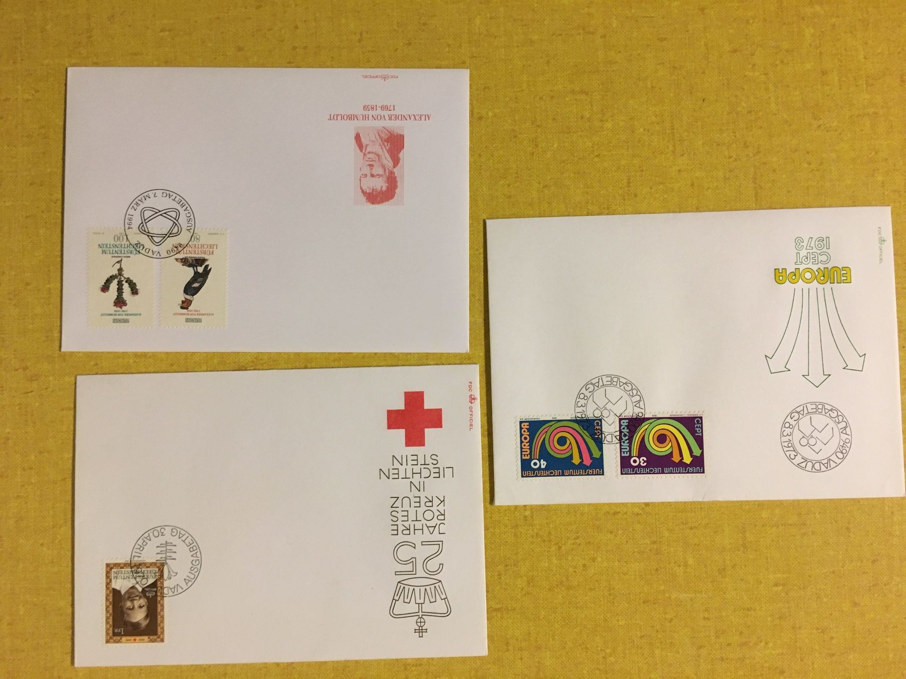 Tutti i francobolli: Lot Lichtenstein  FDC Briefe 23 Stück – Usato da Lanzenhäusern venduto da vic63 6