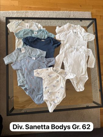 Sanetta Baby Bodys Set verschiedene Farben Grösse 62