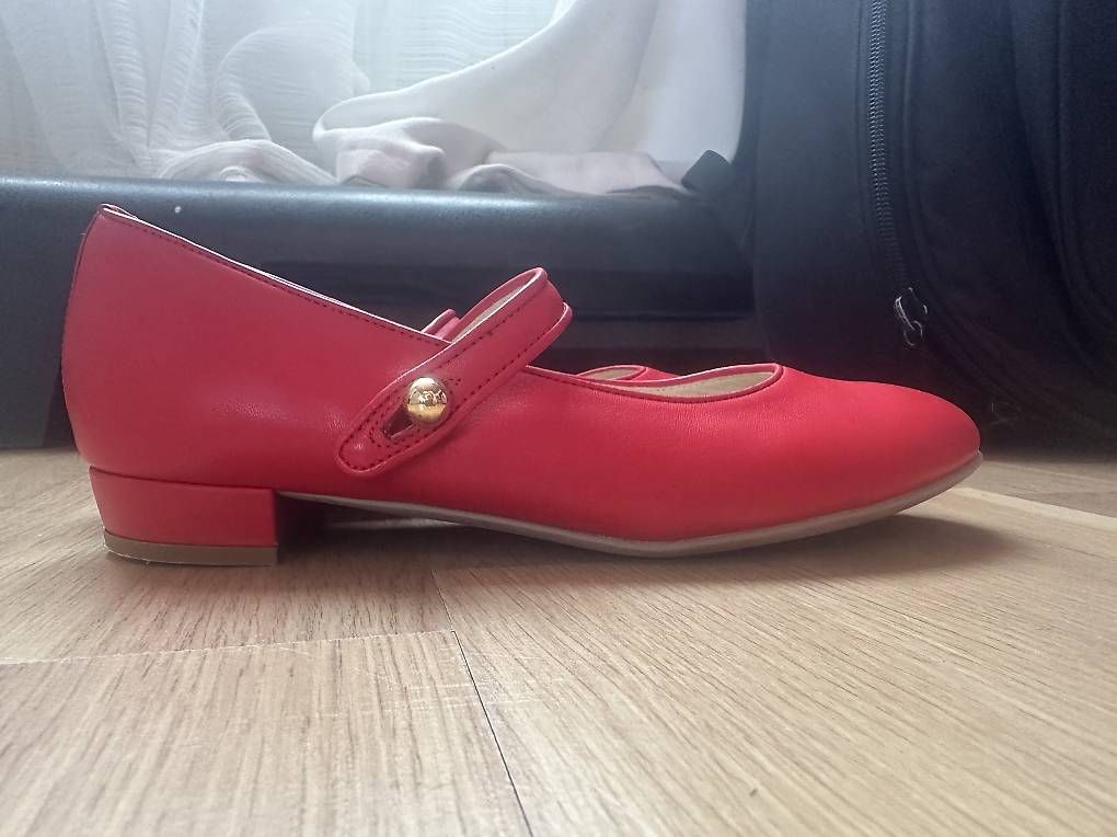 Dolce & Gabbana Scarpe per ragazze: Dolce & Gabbana Mädchen-Ballerinas, Leder, rot – Usato da Gross venduto da kor_jhp6 2