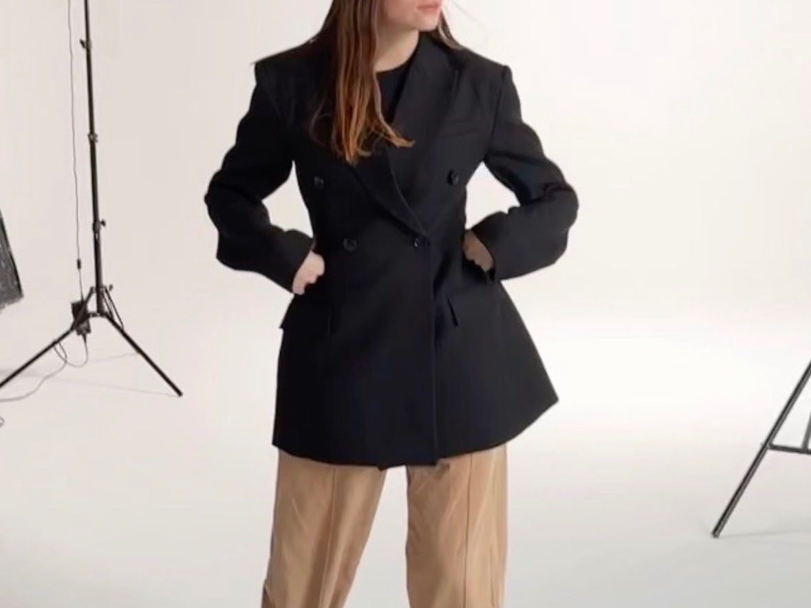 H&M Completi & Tailleur: H&M Edition Black Double-Breasted Blazer, Size 38 – Usato da Wallisellen venduto da eli_v7dn