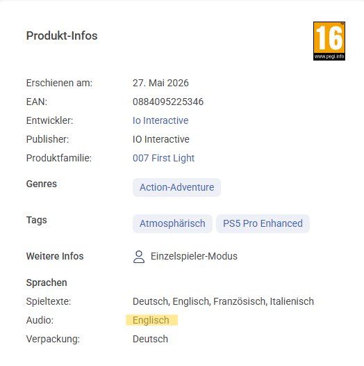 Giochi: PS5 Game 007 First Light – Usato da Benken SG venduto da olga81 4