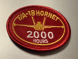 Badge: 2000 Flugstunden F/A-18 - Schweizer Luftwaffe