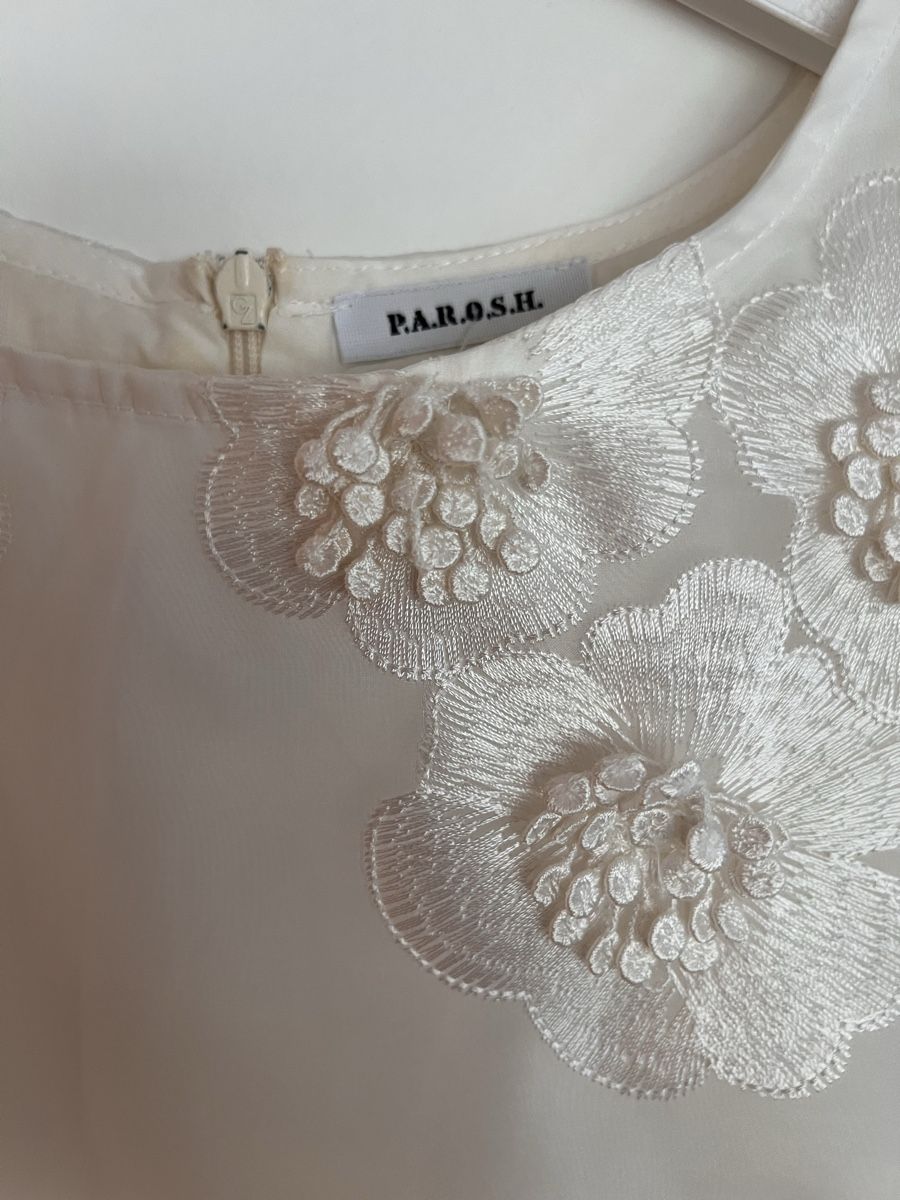 Vestiti: Kleid PAROSH, Gr. 34, weiss – Usato da Solothurn venduto da Brini06 1