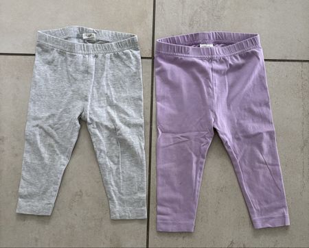 2er Set Mädchen Leggings, Gr. 68
