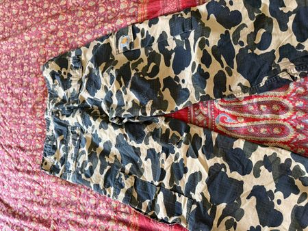 Carhartt Cargo Hose Camouflage Grösse 33x32 gebraucht