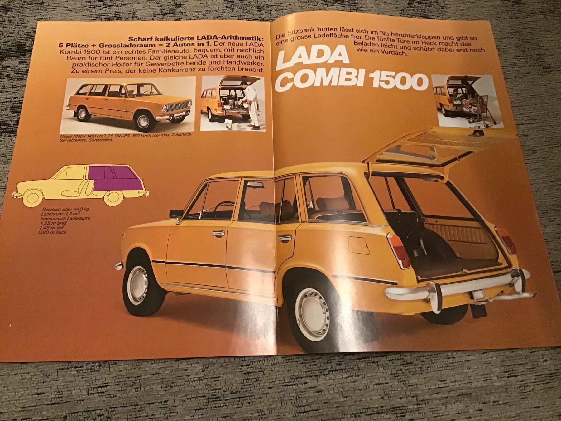 Lada Documenti: Lada 1300/1600/1500 Kombi Prospekt – Usato da Scherzingen venduto da Starseller62 3