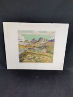 Ferdinand Hodler der Gantrist, Graphik vom Gantrischt, Berg