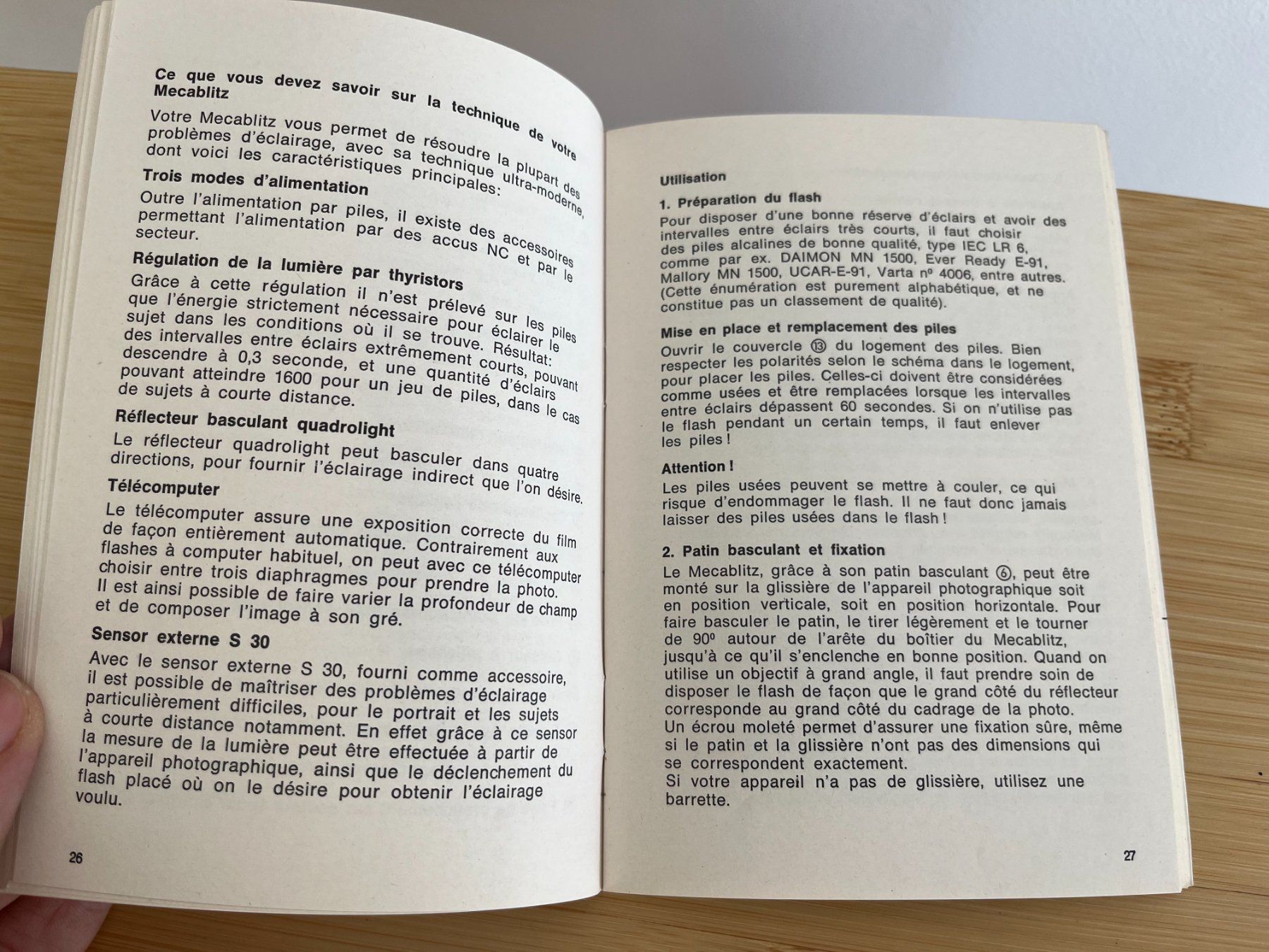 Livres: Notice Metz Megablitz 34BCT 2 – D'occasion à Petit Lancy par gil_hr6v 3