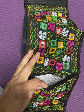 Indische Fächer wand Tasche