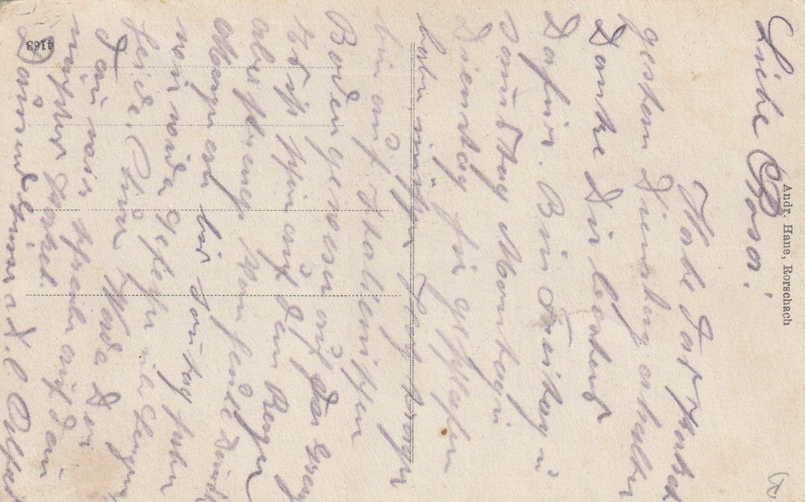Cartoline postali: Innerferrera-Graubünden – Usato da uttwil venduto da Koehlerfred 1