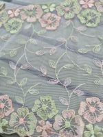 Spitze Stoff Borte mit Blumenmuster - Sommerdeko Neu