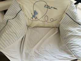 tour de lit  "Sucre d'orge" / Babynest / Bettumrandung