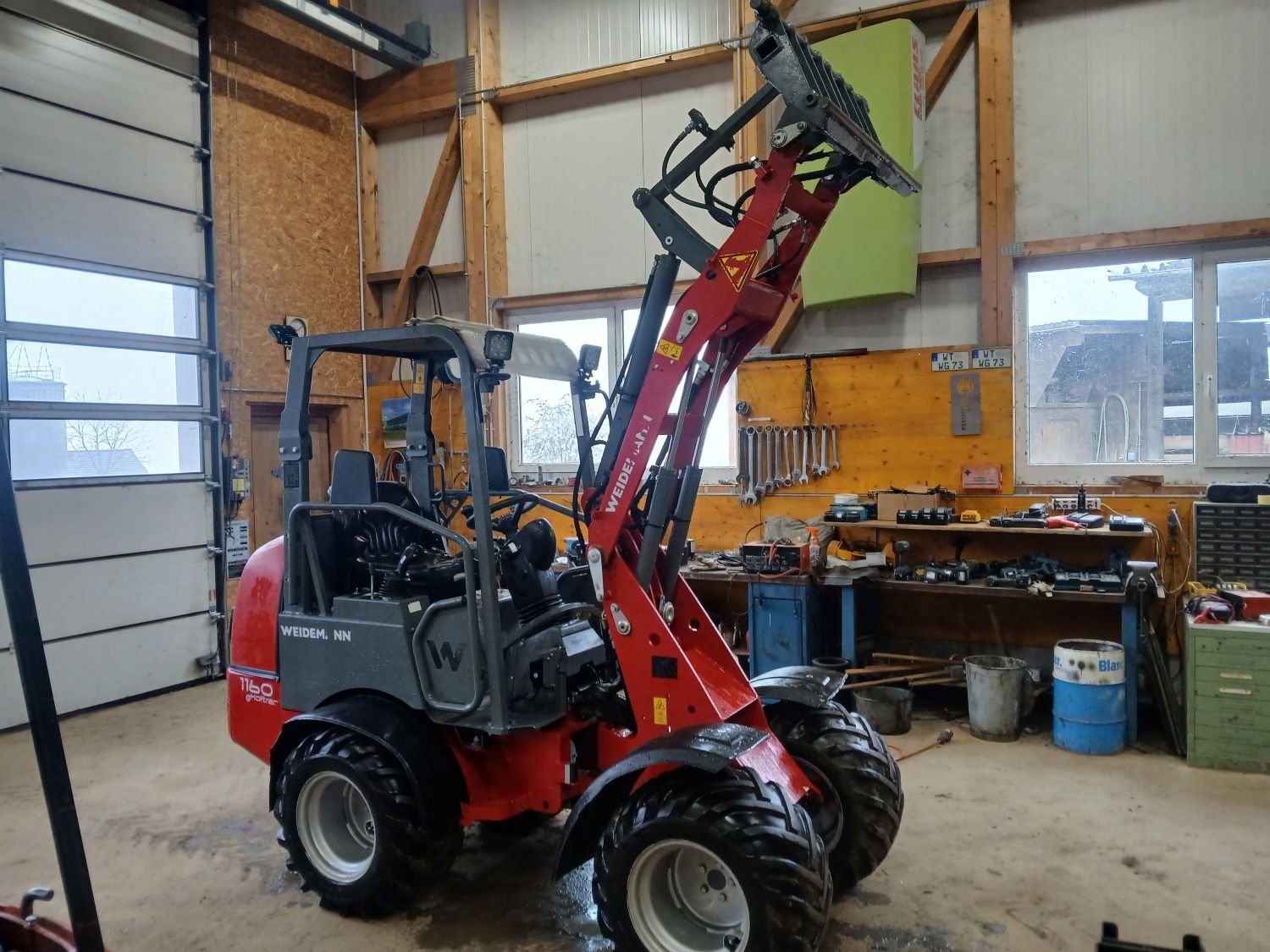 Weidemann Caricatori: Hoflader Weidemann e1160 vollelektrisch – Usato da Wilchingen venduto da farmer6599 8
