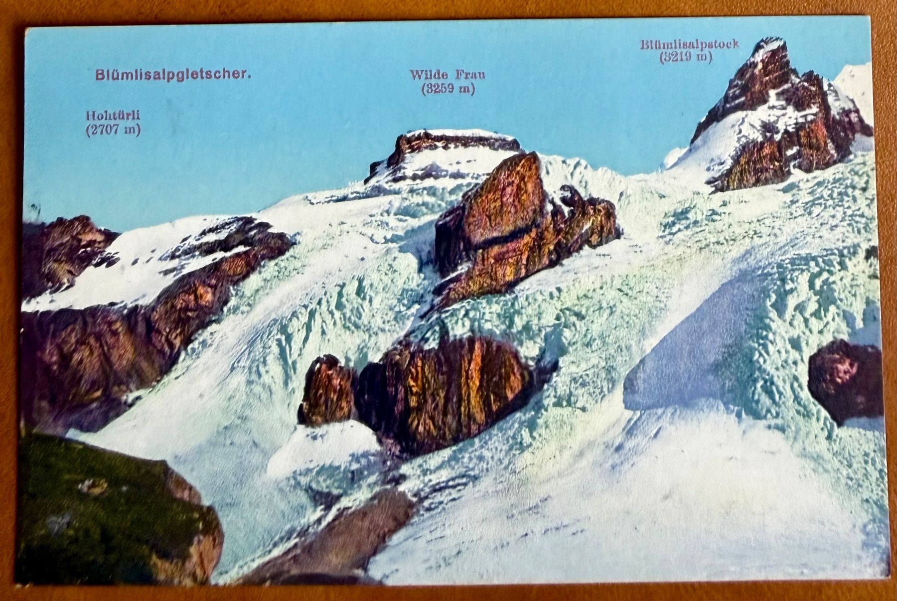 Cartoline postali: Blümlisalpgletscher  - AK – Usato da Lutry venduto da Ediego