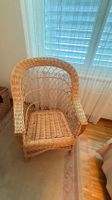 Korbsessel Rattan natur hell gebraucht guter Zustand