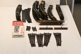 Fleischmann Gleiskonvolut H0/DC ohne OVP
