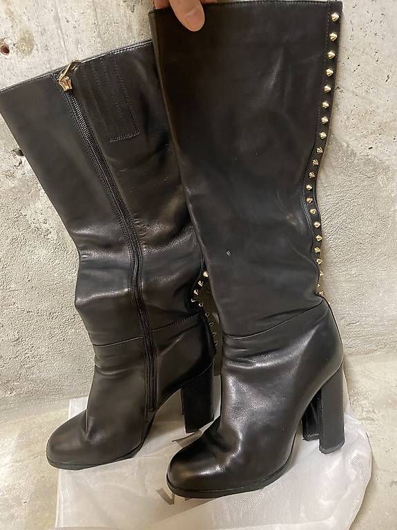 Damenschuhe: Hohe Lederstiefel große 39 – Gebraucht aus Pratteln von davidjg78