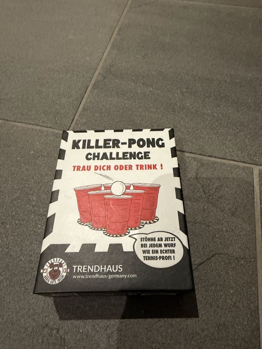 Giochi: Trinkspiel Killer-Pong Challenge Trendhaus – Usato da Oetwil am See venduto da jaagee