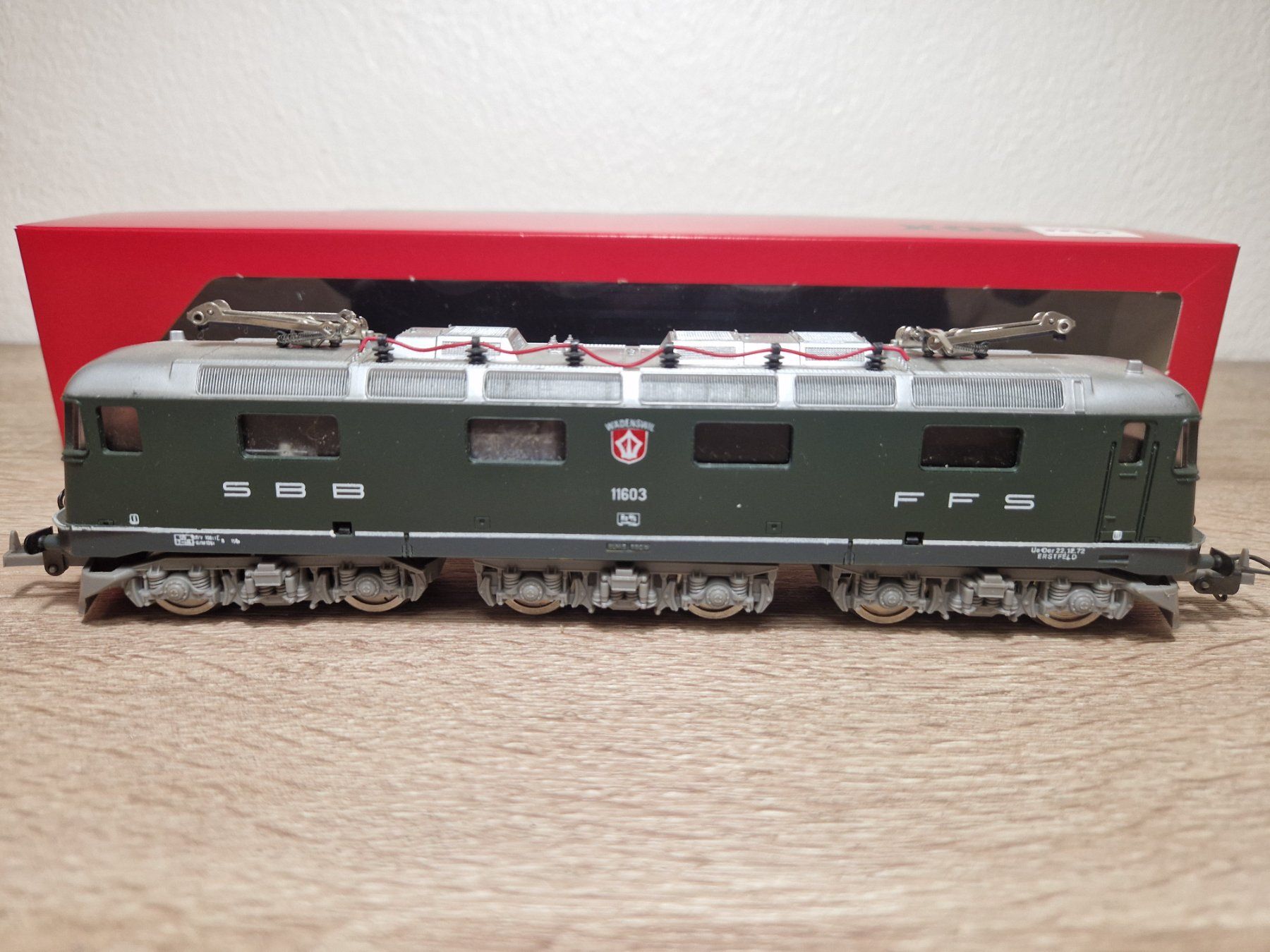 Lima Modellini di ferrovie: Lima E-Lok 11603 SBB H0 (1) – Usato da St-Aubin-Sauges venduto da tantome