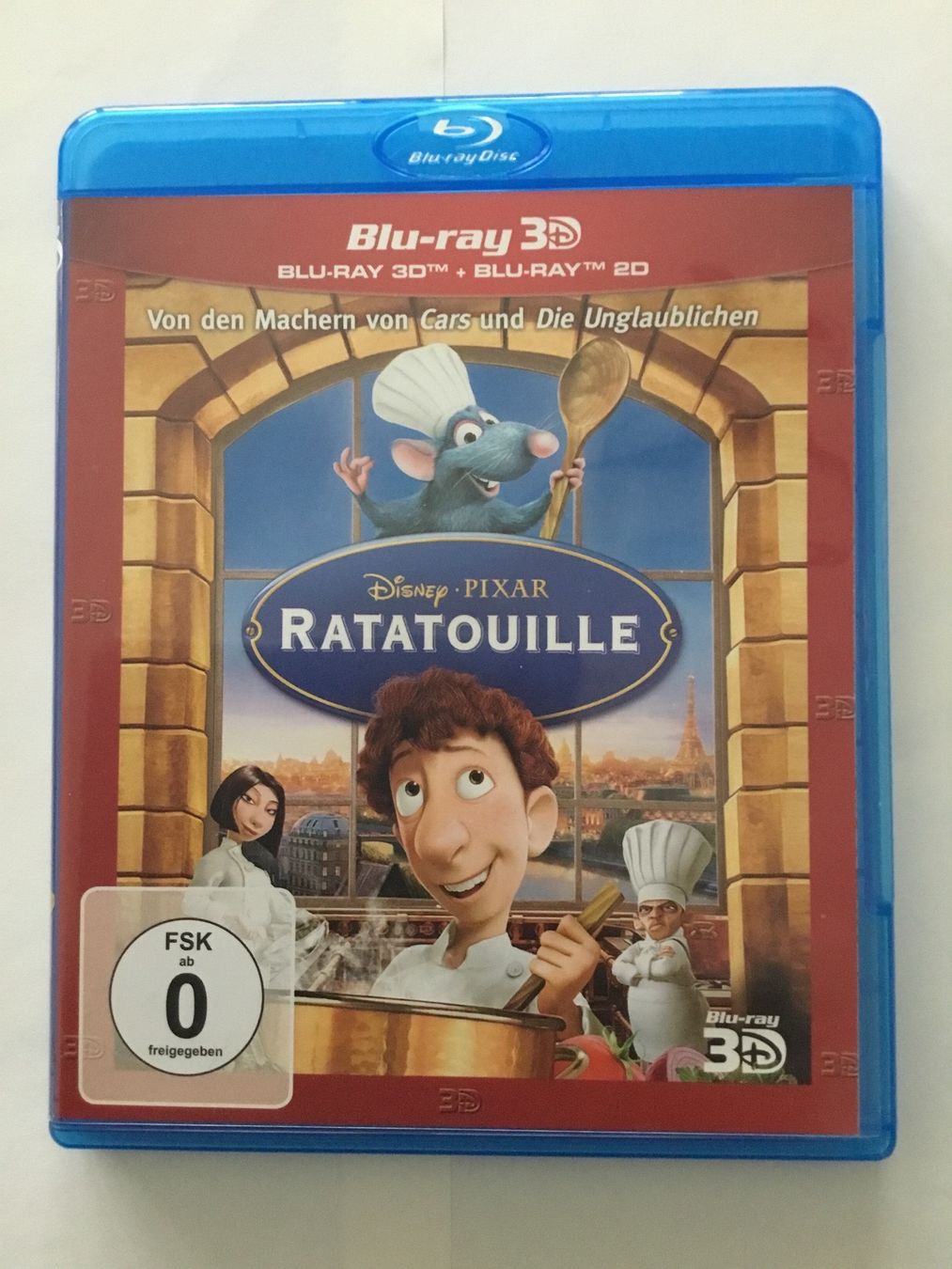 Alle DVDs: Ratatouille Blu Ray 3D+ 2D- 2 Disc – Neu (gemäss Beschreibung) aus Blauen von