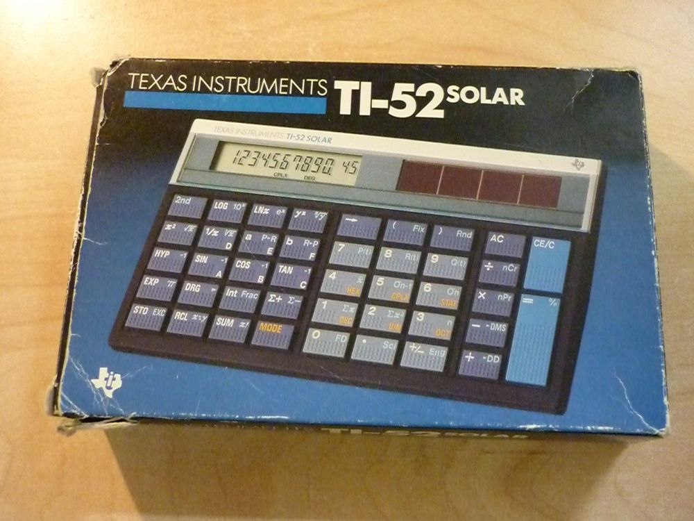 Texas Instruments TI-52 SOLAR