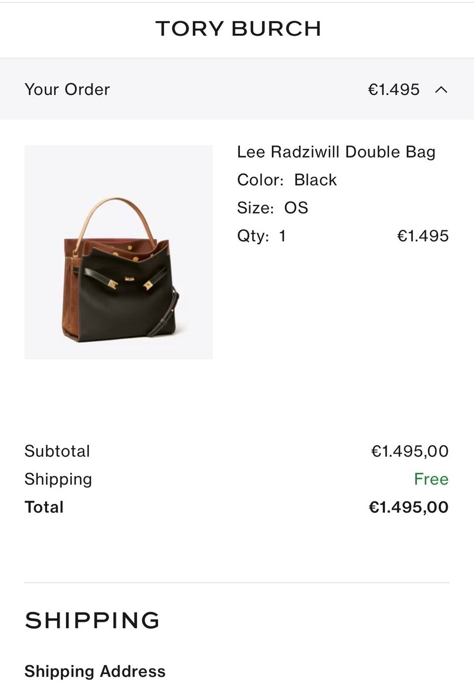 Tory Burch Borse da donna: Tory Burch Lee Radizwill neuf – Nuovo e nell'imballaggio originale da Lausanne venduto da Cupcake.vanille 9