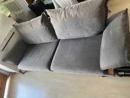 Luxus 2er Sofa aus echtem ALCANTARA®–hoher Neuwert ca. 6900