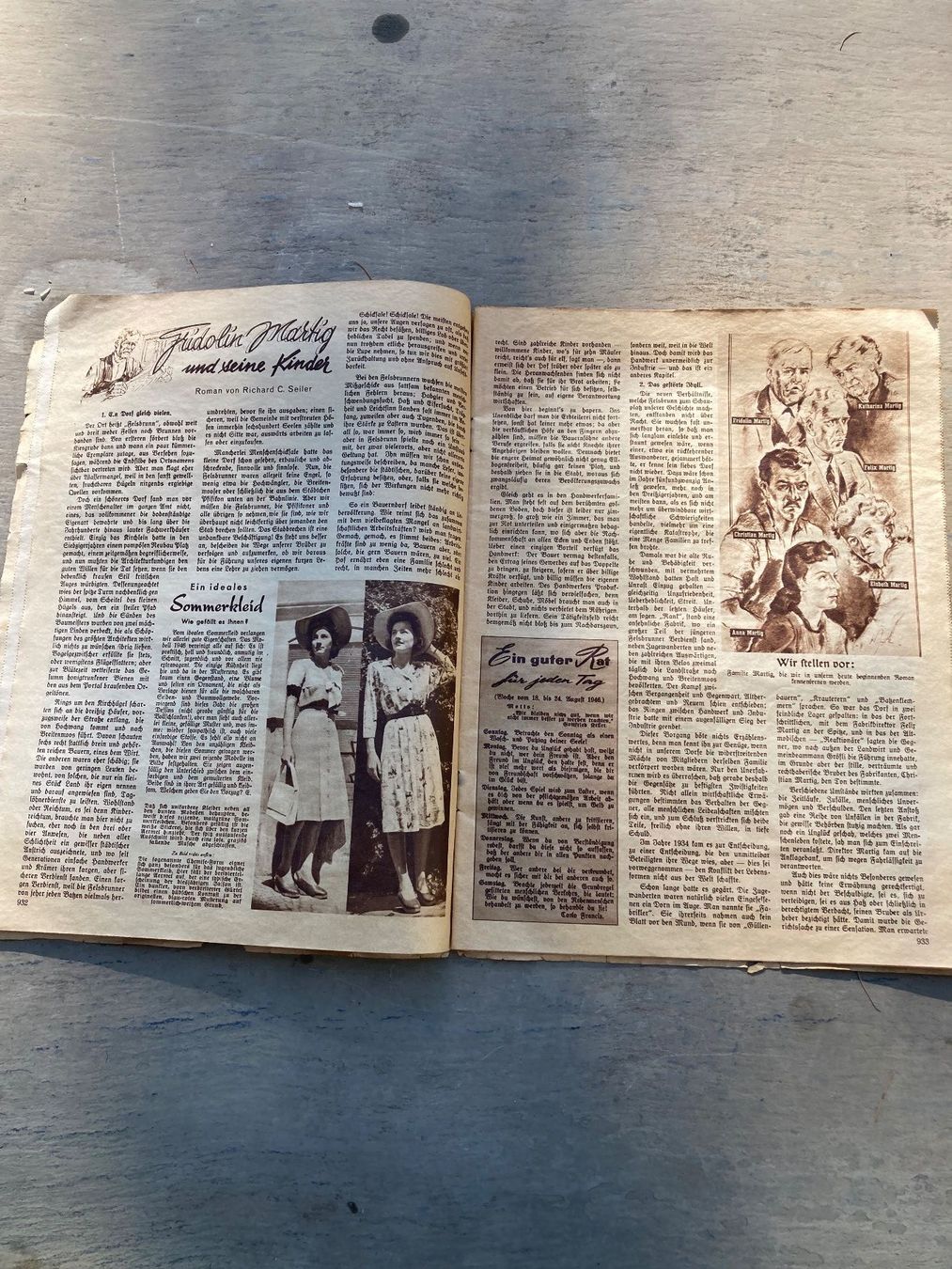 Riviste & Magazine: Ringiers Unterhaltung-Blatt, "Das gelbe Heft", 1946 – Usato da Moerschwil venduto da Corsica61 3