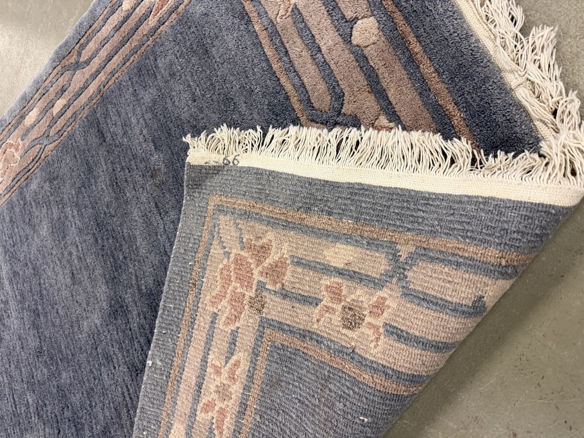 Tappeti: Orientteppich blau mit Blumenmuster, gebrauchter Zustand – Usato da Strengelbach venduto da RaenAntikDesign 5