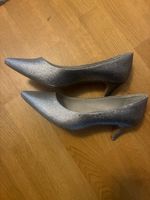 Tamaris Pumps silber Grösse 40 Glitzer, neu