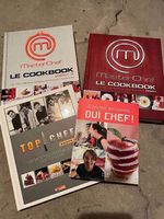 Lot de 4 livres de cuisine "télévisée"
