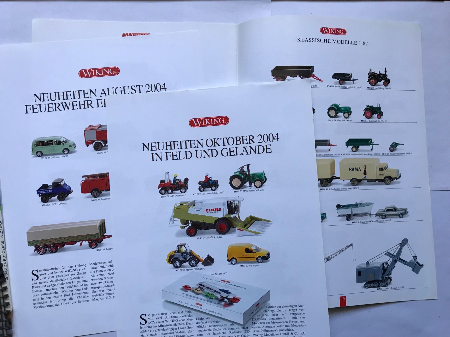 Wiking Modellini d'auto: katalog wiking 2004 – Usato da liestal venduto da makai05 3