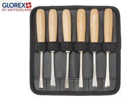 Werkstatt / Glorex / Schnitzwerkzeug 6-teilig mit Tasche