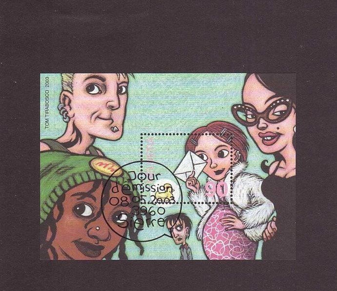Tous les timbres: 2003 Erinnerungsblock Comics aus ABO – D'occasion à Rheinau par loxis