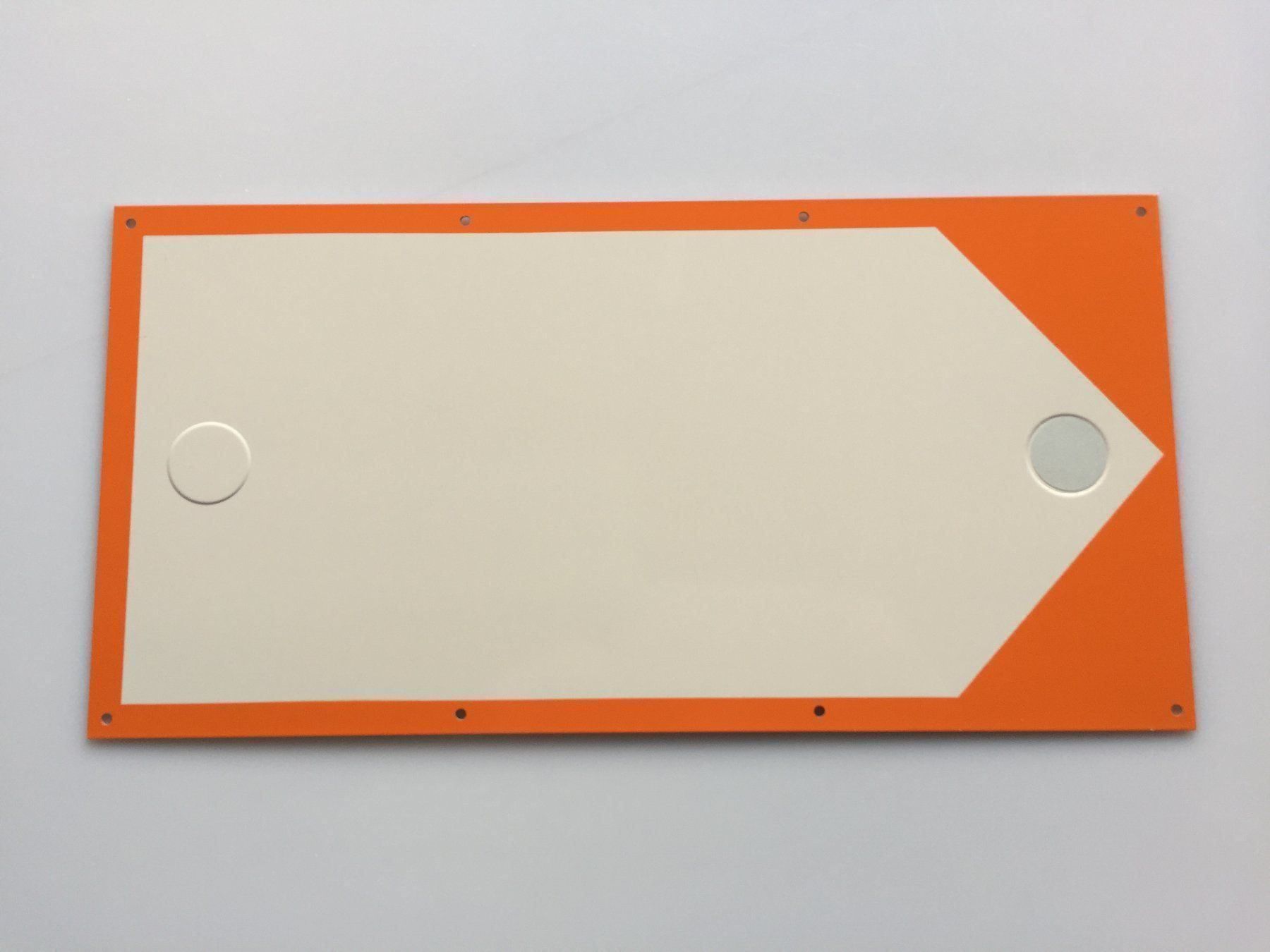 Schilder: Jalon Wegweiser Tafel orange mit Reflektor – Neu (gemäss Beschreibung) aus Glattfelden von cybermaxx