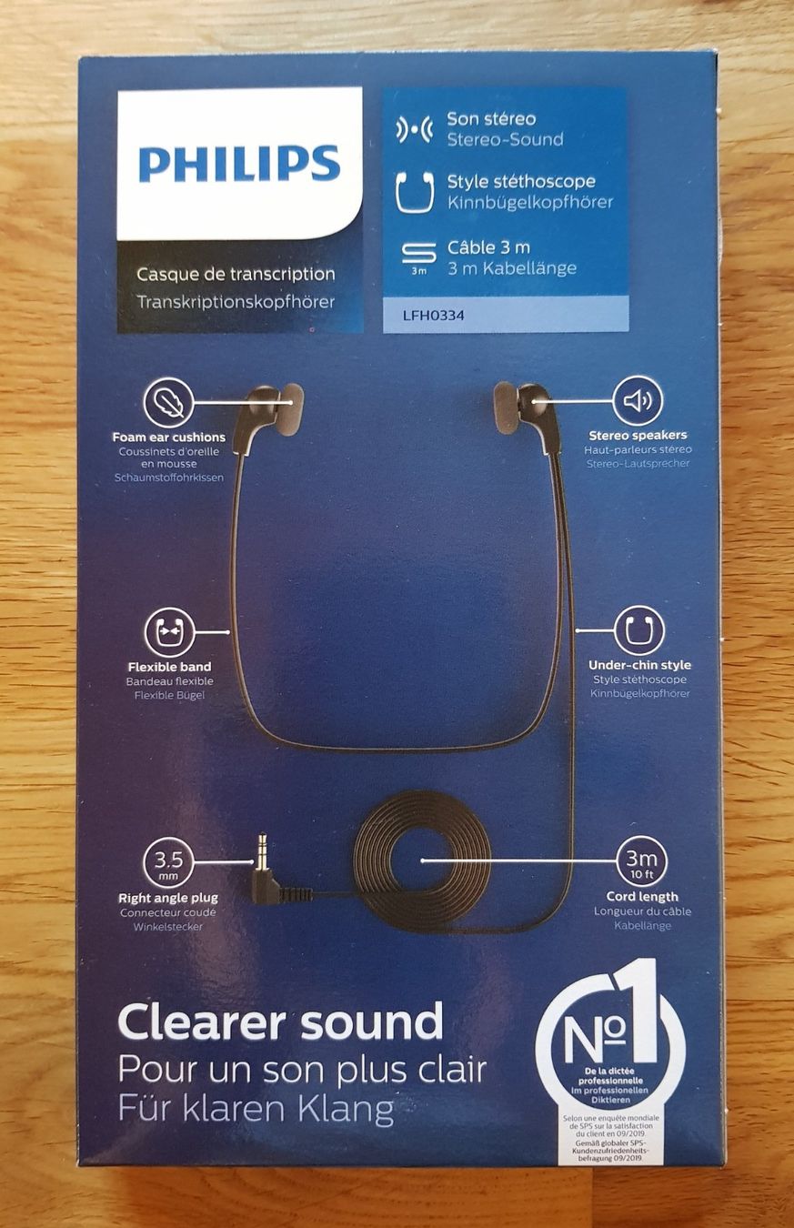 Philips Cuffie: PHILIPS Transkriptionskopfhörer (Neu!!!) – Nuovo e nell'imballaggio originale da Schneisingen venduto da steffim01 2