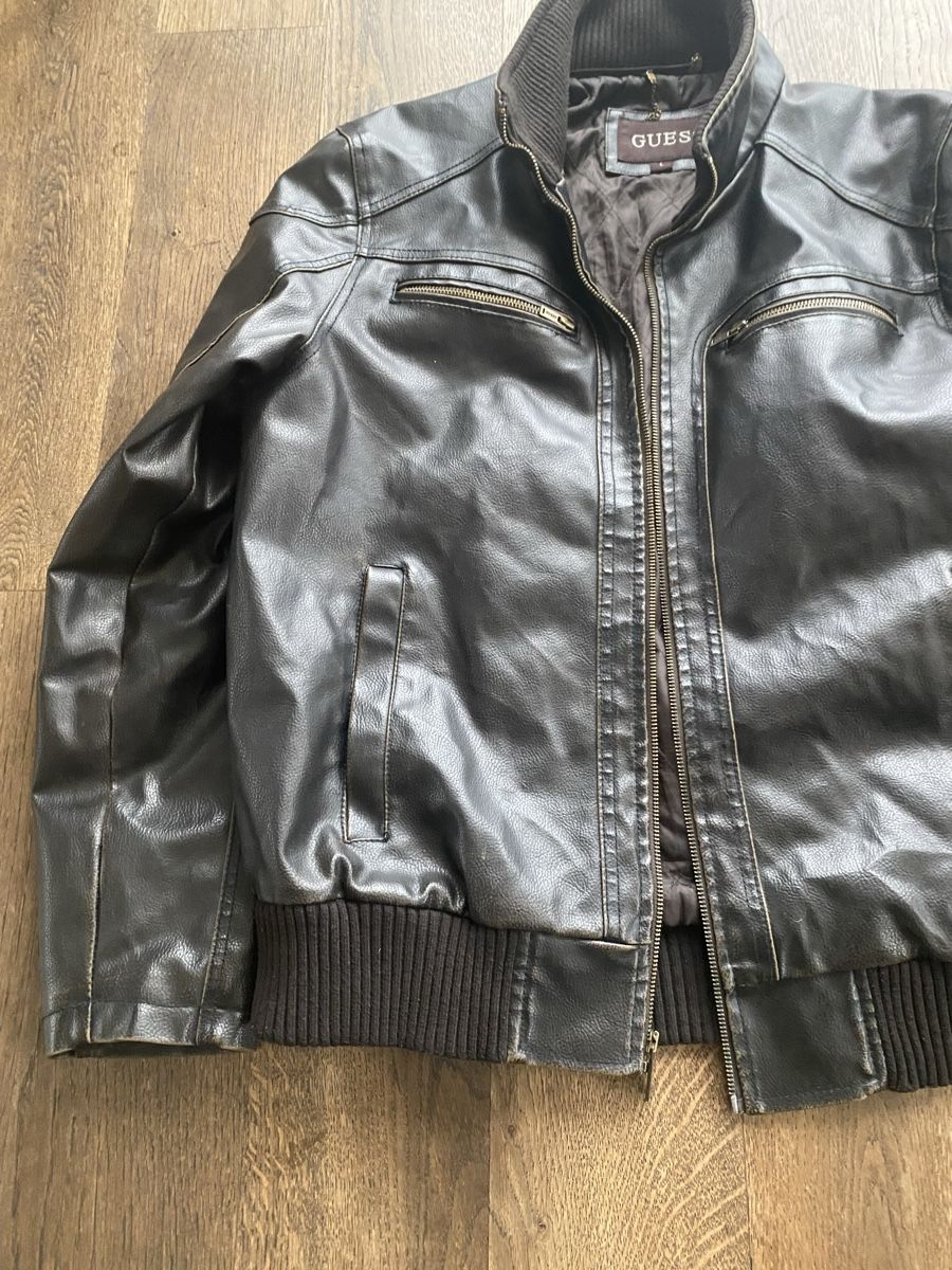 Guess Jacken: Coole GUESS Lederjacke, Grösse L – Gebraucht aus Immensee von AutoTrader24 2