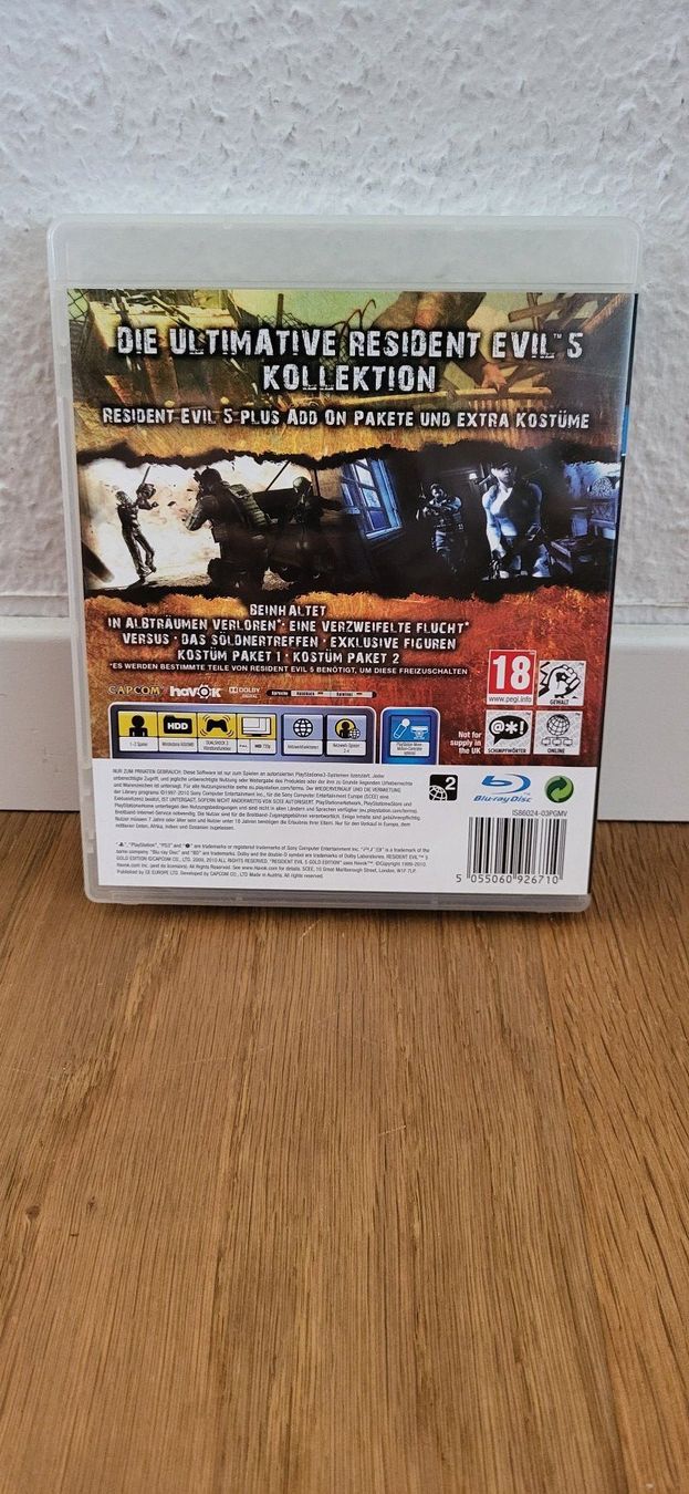 Sony Spiele: PS 3 - Resident Evil 5 Gold Edition – Gebraucht aus Münsingen von DigitaleSpielecke 1