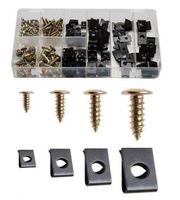 Karosserie-Blechmuttern- und Schrauben-Sortiment,  170-tlg.