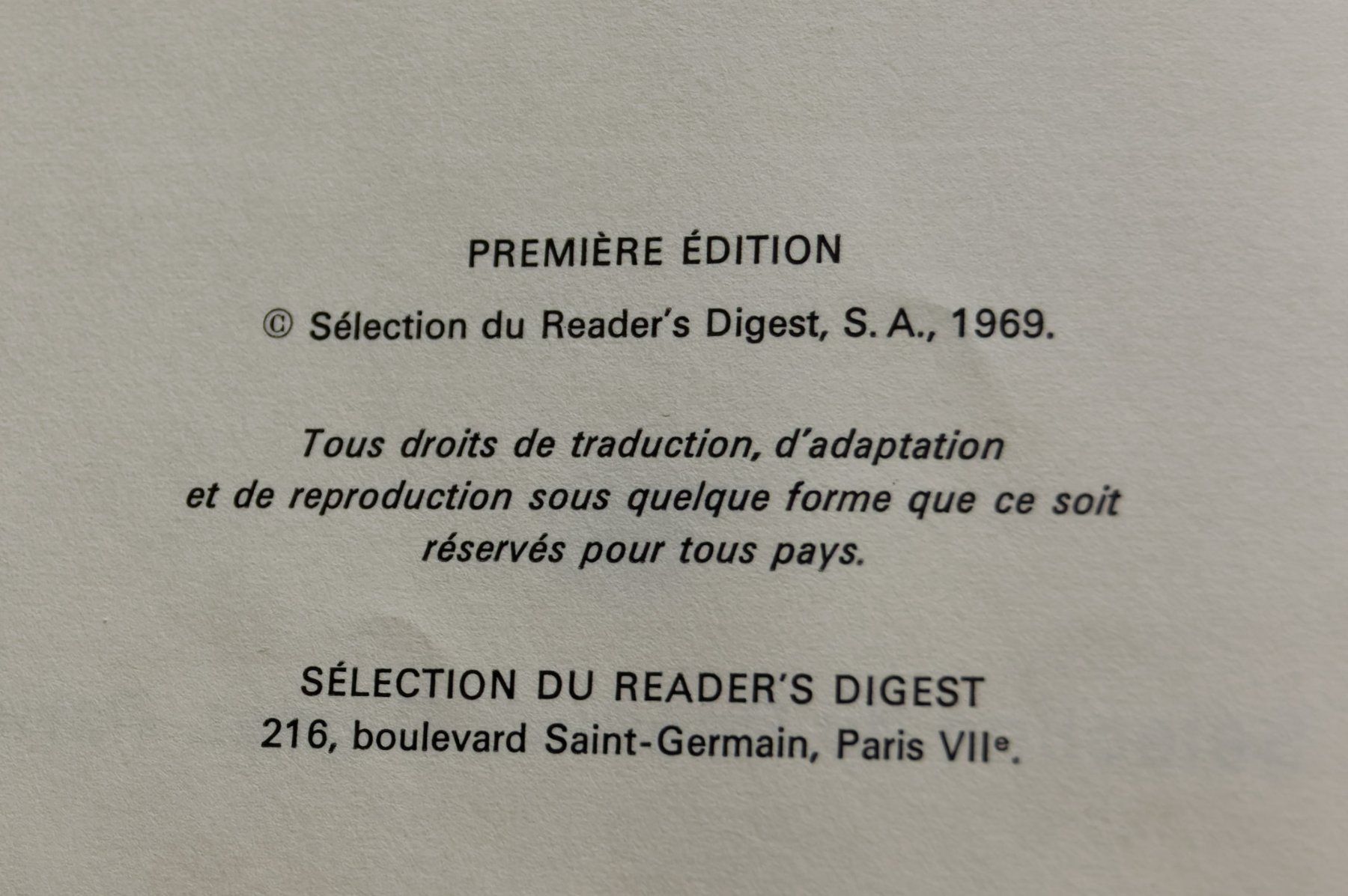 Bücher: Atlas du Monde, Sélection du Reader's Digest 1969 – Gebraucht aus Grolley von Nousty 1