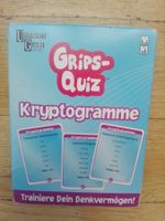 Grips-Quiz   Kryptogramme   (Trainiere dein Denkvermögen)
